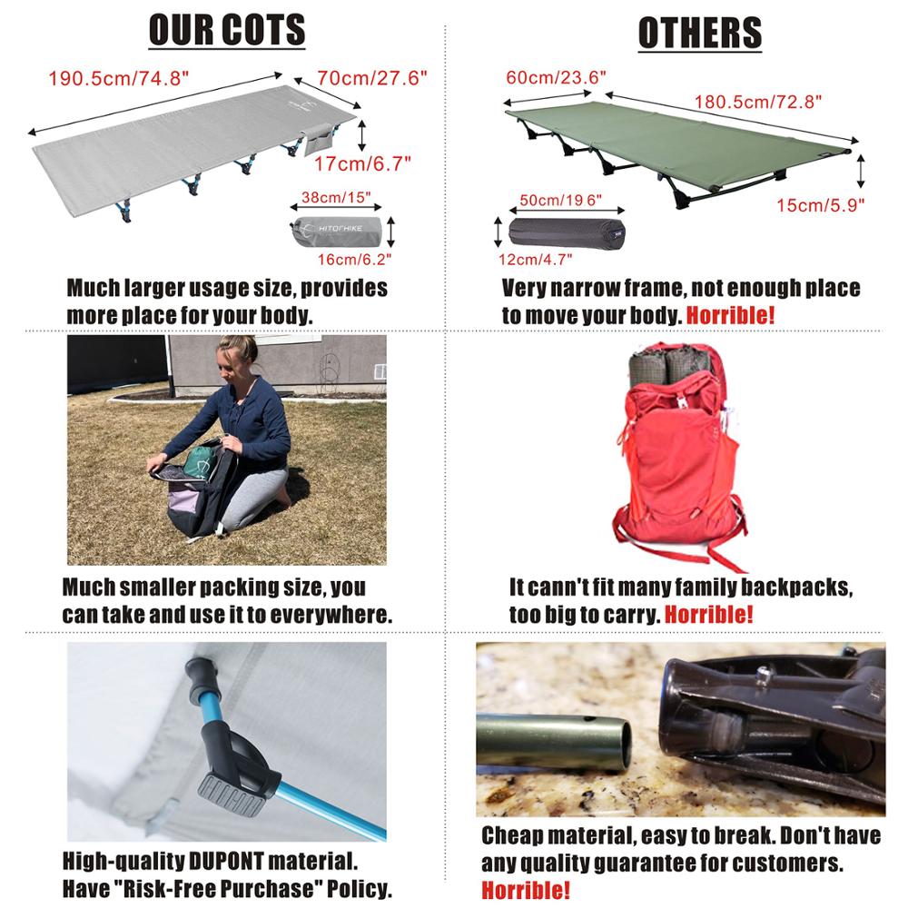 Camping Cot Ultralight Hitorhike